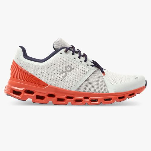 Chaussures Running Route On Running Cloudstratus Homme Blanche Corail | IUC7594AG