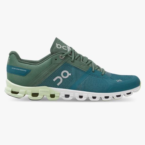 Chaussures Running Route On Running Cloudflow Homme Turquoise Vert | QLH9540QS