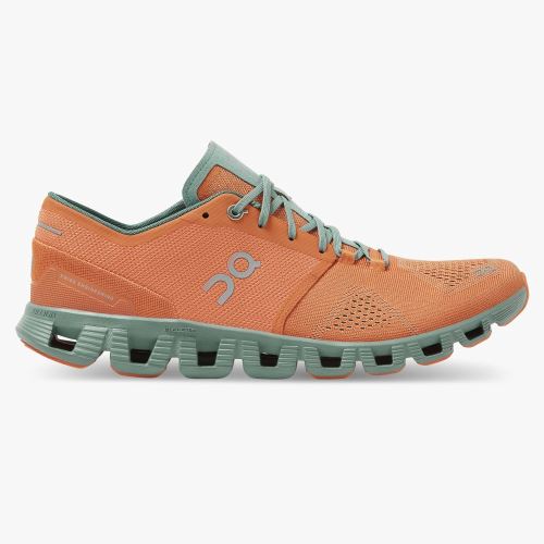 Chaussures Running Route On Running Cloud X Homme Orange | ZSQ7149XV